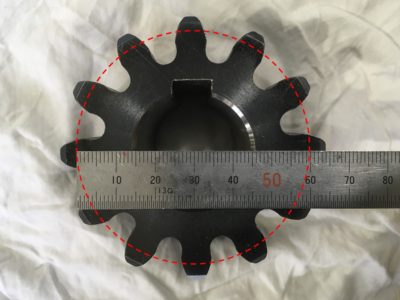 歯車の測定イメージ