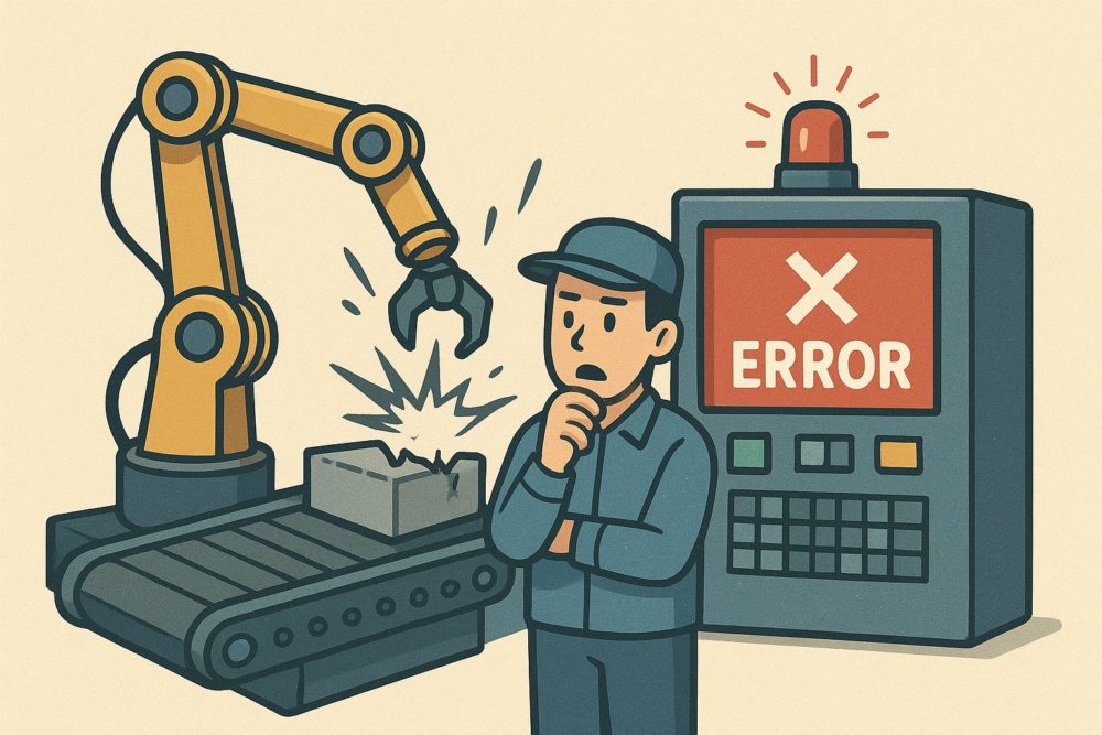 装置がクラッシュする