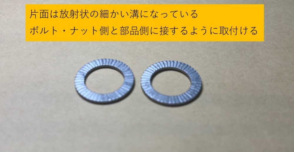 ボルトのリード角とカム形状の角度